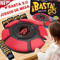 New Upgraded Basta 2.0 Spanish Board Games Fast-Paced Think Words Game Family Table Games Party Gifts Portable Basta En Español 2