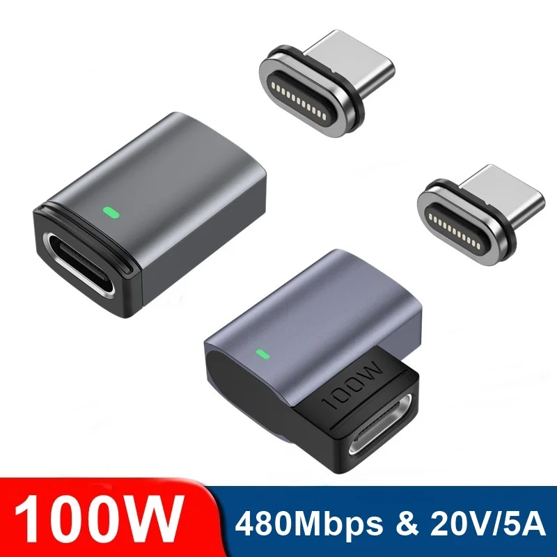 PD 100W USB C To Type C Adapter 5A Fast Charging USB Type C