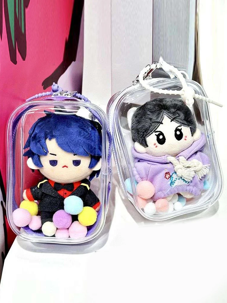 Toy Storage Case Thicken Transparent PVC Mystery Box Organizer Box Keychain Bag Protect Mystery Toy Storage Case for Jasmine Bubble Matt Doll Toy