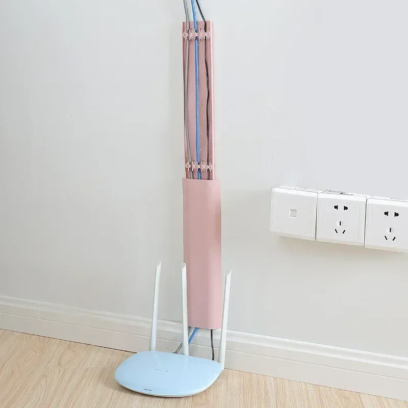 Wire Cover Nail Free Wire Storage Organizer Wall Network Cable Routing Device Tv Cable Cover Trough Invisible Shielding Power cable organizer