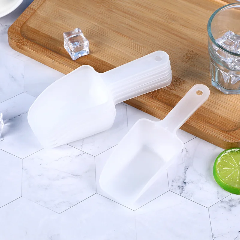Ice Shovel Scoop Frosted Translucent Kitchen Thicken Multipurpose Dried Fruit Grains Flour Rice