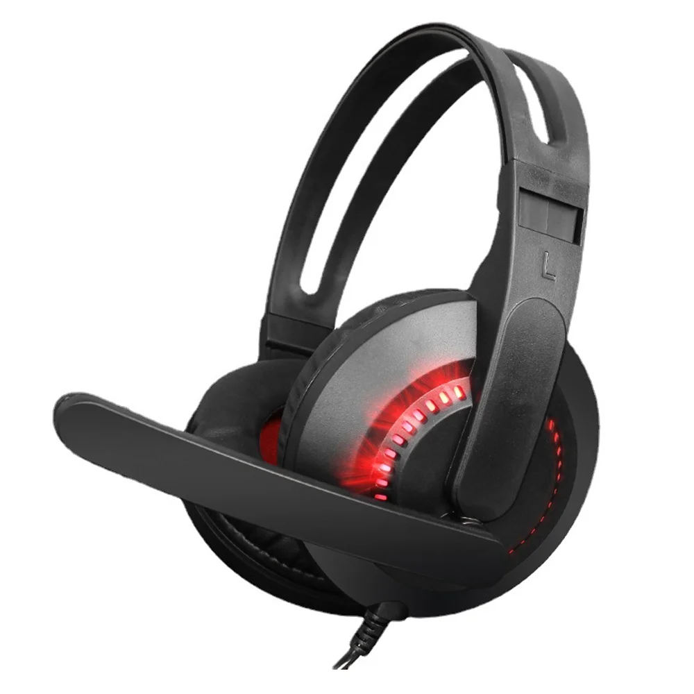 

2023 New 3.5mm Wired Game Headphones Music Game Headset PC Chat Computer Earphones Business Office Headphones with Microphone
