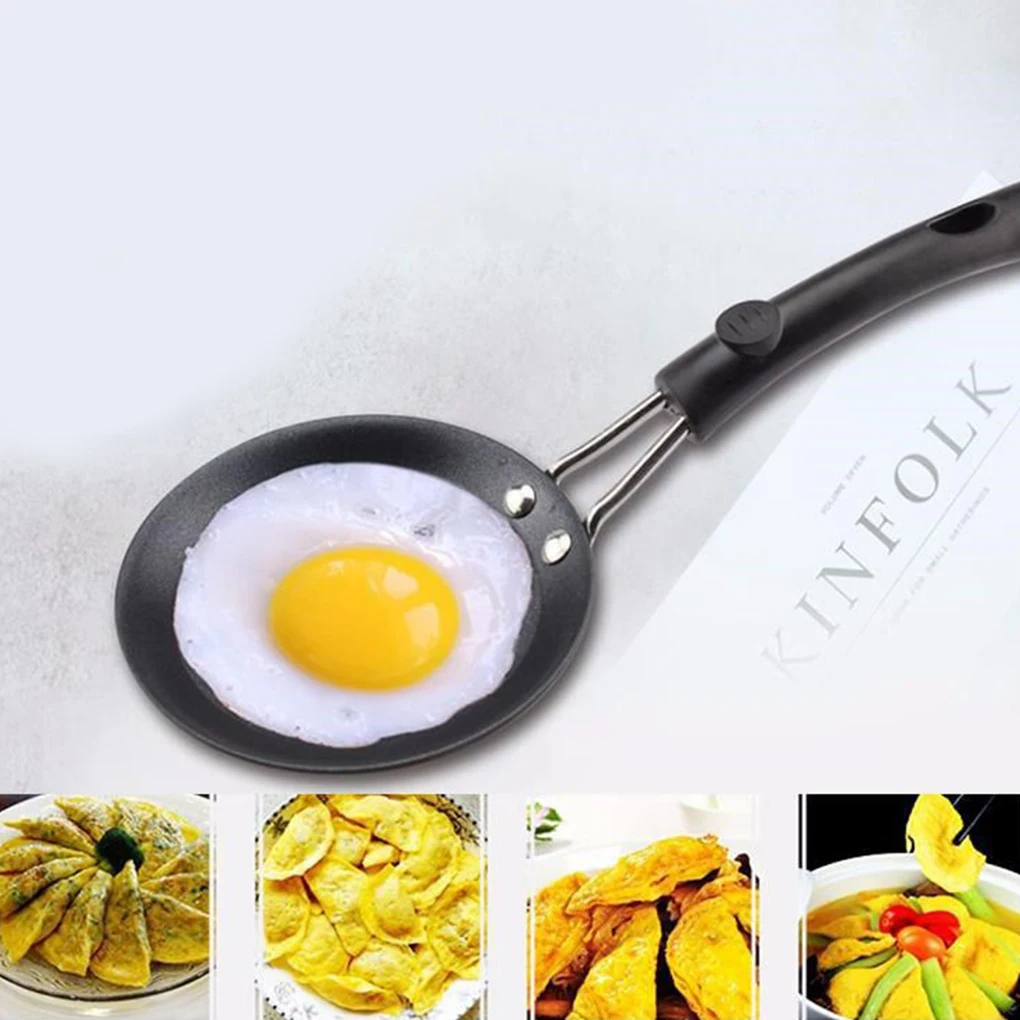 Mini Nonstick Frying Pan Flat Bottom Omelette Pan With Handle Kitchen  Utensil PanCake Kitchen Portable Small Cooking Eggs Tool - AliExpress
