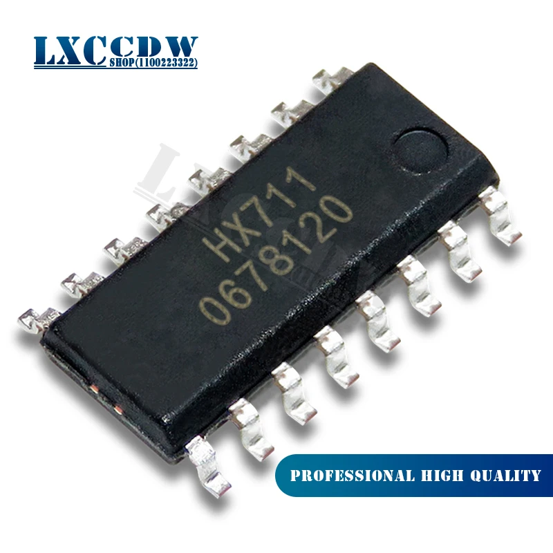 

5 шт. HX712 SOP-14 SOP HX710A SOP-8 HX710B HX710C HX71708 HX711 SOP-16 цифровой датчик температуры IC