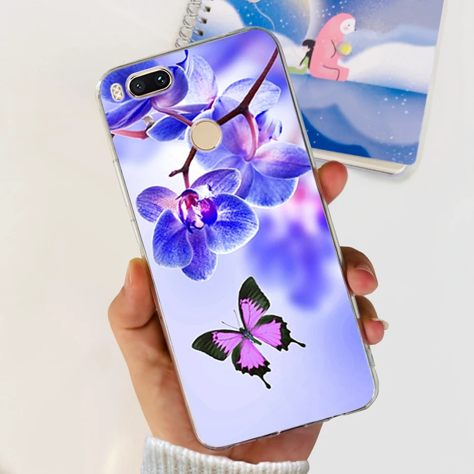 Stylish Painted Clear Silicone Soft Case - Fashionable Protection