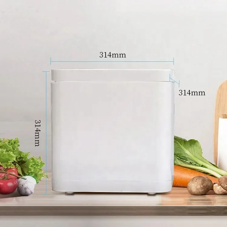 Simplicity Modern Home Kitchen Food Waste Disposer Electric Countertop Garbage Composter with DC Motor & Air Switch Control 5