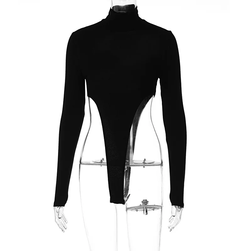 women’s rave bodysuit styling in bla
