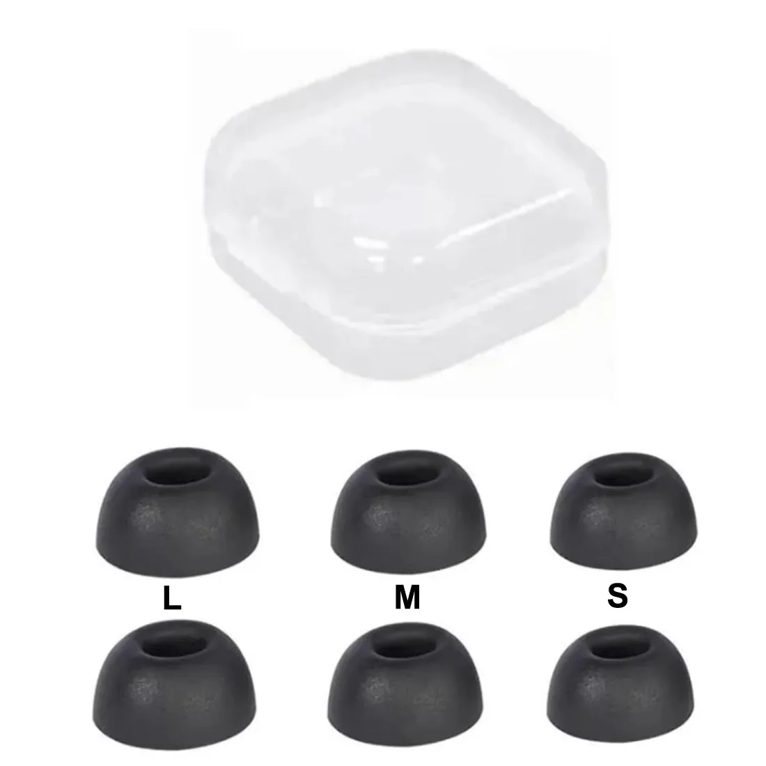 6PCS Silicone Ear Tips for Xiaomi Redmi Buds 6 6Pro 5 5Pro 4 4Pro Eartips Ear Pads Caps