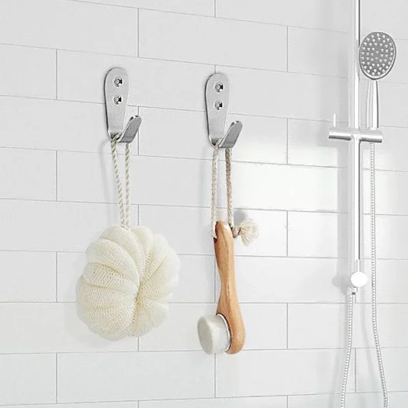 5pcs Stainless Steel Wall Hooks 5