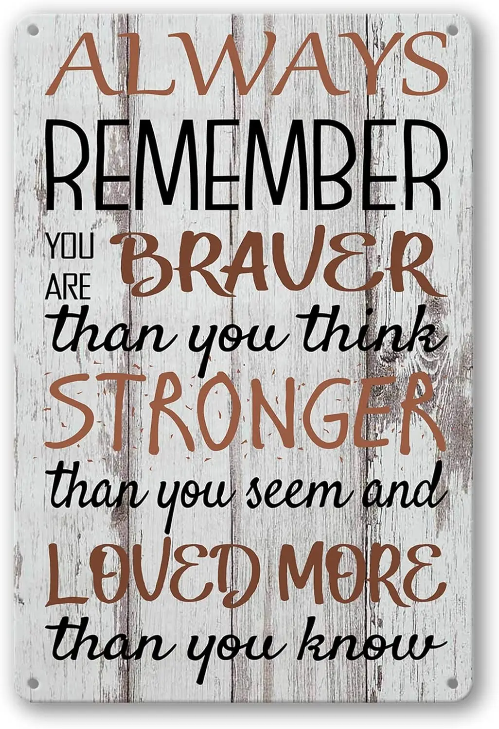 Всегда помните, что вы смелее, чем вы считаете, что оловянный знак, Вдохновляющие металлические знаки, домашний знак, Декор стен комнаты для кровати девушек Всегда помните, что вы смелее, чем вы считаете, что оловянный знак, Вдохновляющие металлические знаки, домашний знак, Декор стен комнаты для кровати девушек