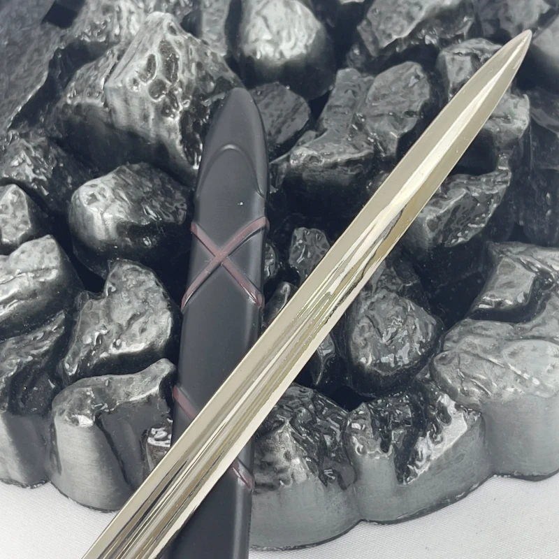 Collectible Sword of the Morning Replica, 22cm Zinc Alloy with Scabbard - Unsharpened Decorative Blade