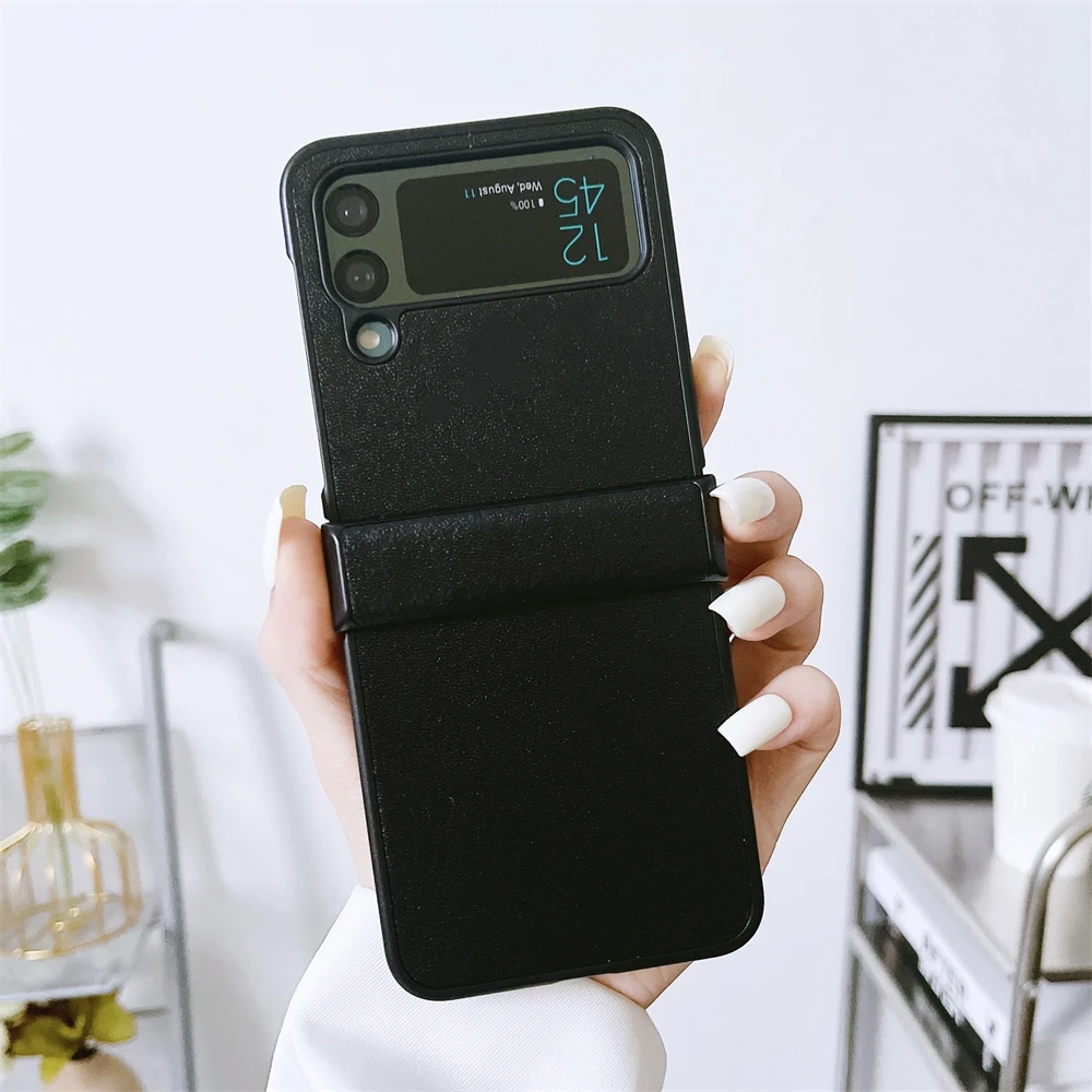 Custodia In Pelle Per Samsung Z Flip 4 Custodie Magnetiche Per Samsung Galaxy Z Flip 3 Zflip 4 Zflip3 Cover Posteriore Morbida Antiurto