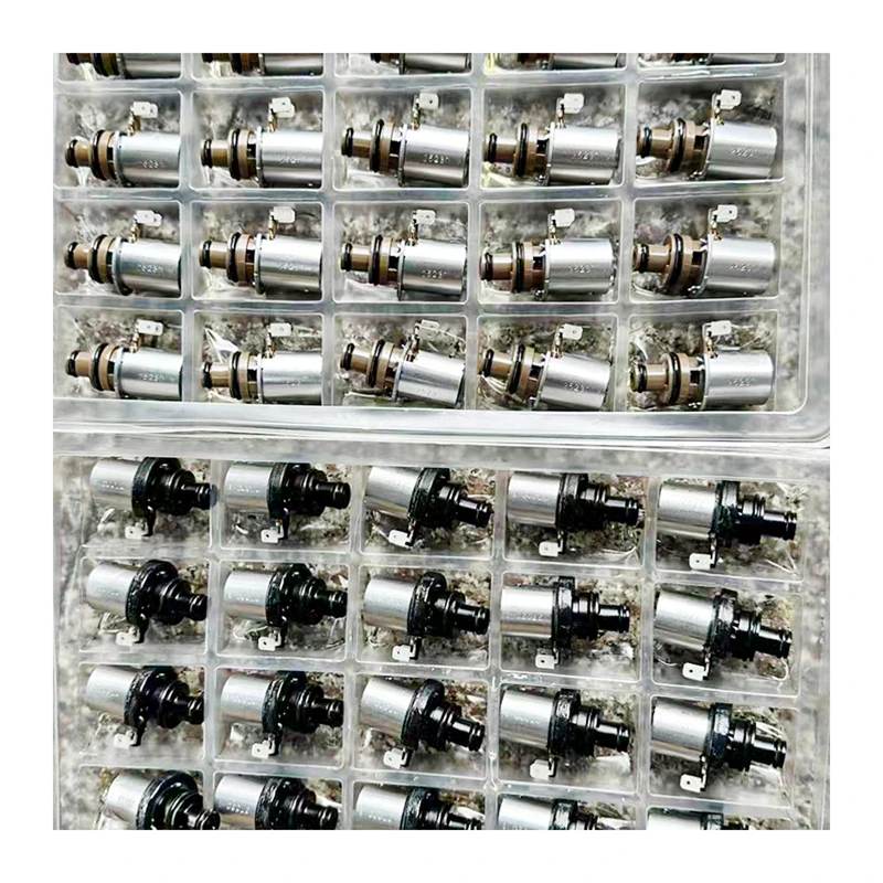 TR580 TR690 Genuine New CVT Torque Converter Lockup Solenoid 3.2-3.7&Omega; 12.2&Omega;-13.2&Omega; For Subaru Lineartronic Car Parts 31825AA050 transmission oil control solenoid pack