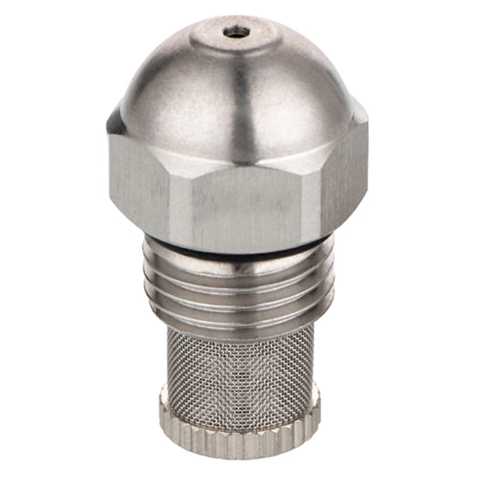 1/4BSPT Mist Nozzle Dia 0.3-1.5mm Orifice Stainless Steel Fine Atomizing Spray High/low Pressure Nozzle With Filter Screen