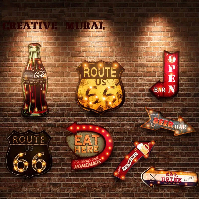Neon Beer Signs Vintage | Decorative Painting | Vintage Neon Bar | Cola