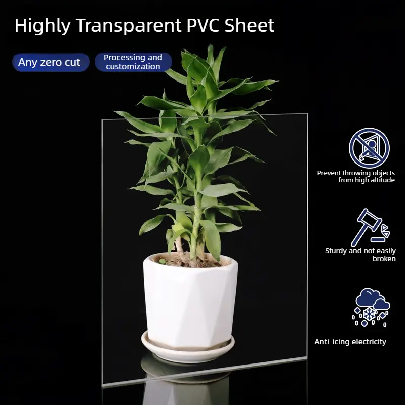 1-20Pcs High Transparent PVC Plate Thickness 0.2-2mm Clear Plastic Sheet DIY Handmade Model Material Processing Accessories - Image 2