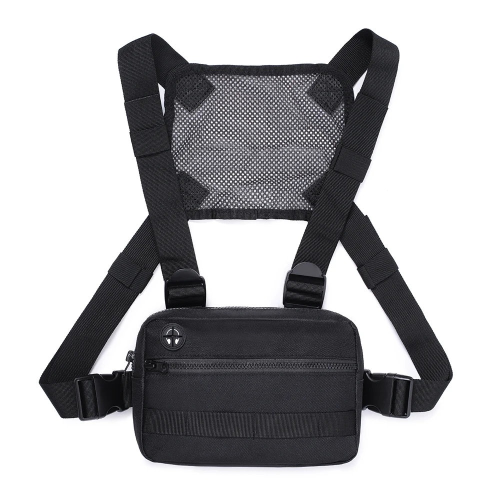 Molle Chest Bag  Front Pack Chest Rig Vest EDC Streetwear Backpack Outdoor Sports Hunting Bags 2