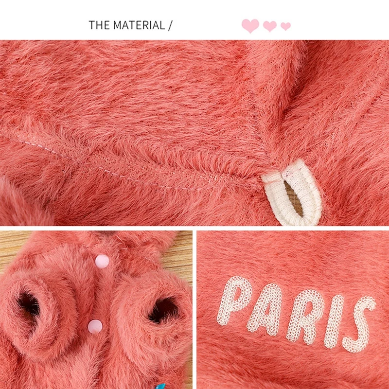 Pet Clothes Hairy Designer York Dog Pink Green Autumn Winter Hoodie Costume Sweatshirt For Small Puppy Animal XS XL Cat Bulldogs