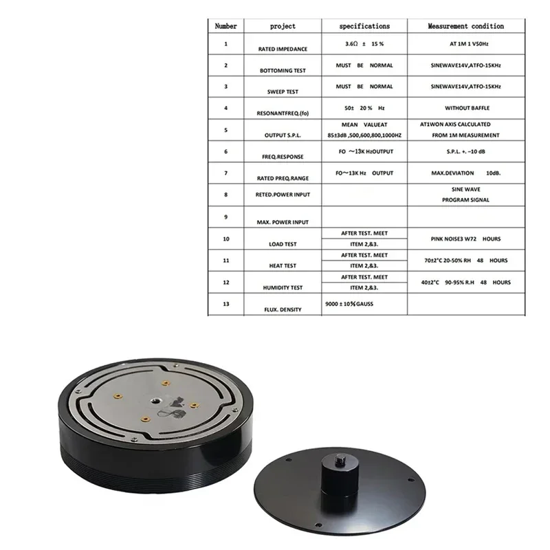 80W 4ohm Vibration Speaker Portable Audio Loudspeaker Anti-neighbor Resonance Speaker Full Range Drive Bass shaker DIY Home Hifi