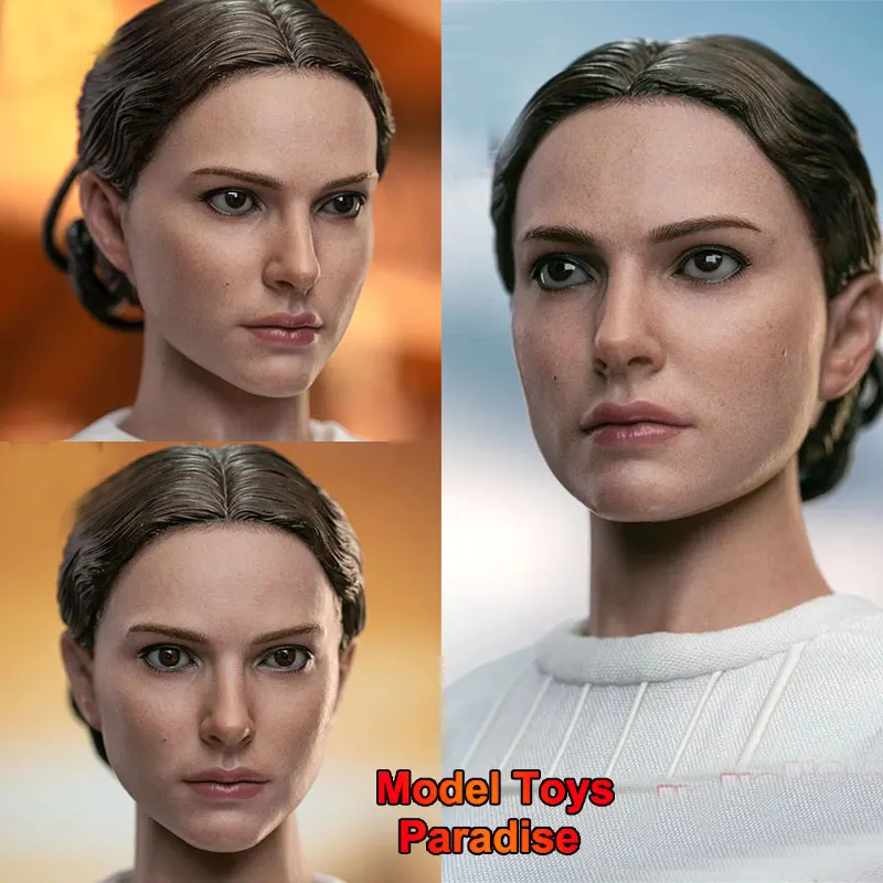 ヘッドパーツのみ　ホットトイズ　 パドメ・アミダラ／ナタリー・ポートマン ホットトイズ 1/6 スター ウォーズ エピソード 2 クローンの攻撃