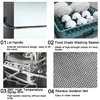 High-efficiency Hooded Dish Washing Machine Restaurant Kitchen Commercial Automatic Hood Type Dishwashers For Restaurant 3