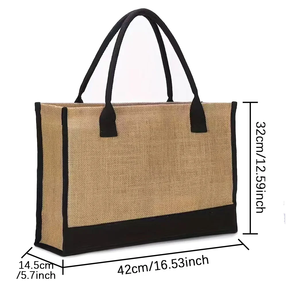 jute beach bag