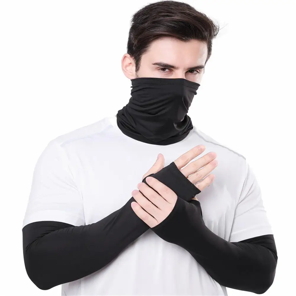 Description Picture 6 of itemMulti-purpose Turban Riding Scarf Cycling Bandana Men Women Neck Cover Sunscreen Ice Silk Outdoor Fishing Hiking Headwear Mask
