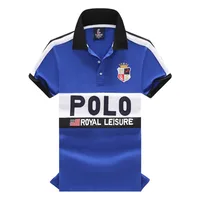 Polos de luxe à manches courtes pour hommes, 100% coton, grande taille 7XL, t-shirts décontractés simples pour hommes, documents d'abonnés, lettres brodées, été 3