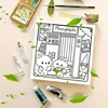 Coloring Book for Adults and Teenagers, Comfortable Daily Relaxation Activity, Warm Space Theme, Perfect Gift for Leisure Alone 6