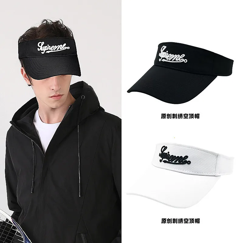 Men Women Sport Sun Visor Hats Adjustable Empty Top Baseball Cap Cotton Outdoor Activities Hiking Tennis Golf Hats Free Shipping