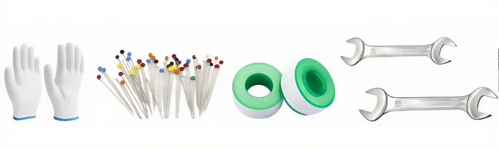 Description Picture 4 of item2-50m White Sewer Drainage Cleaning Hose High Pressure Hose Pipe Cleaning Kit With Connectors Nozzles Cleaning Tools For Karcher