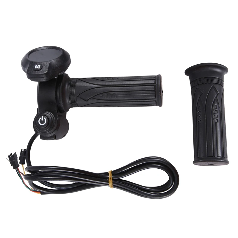 

Bike Electric Scooter Accelerator Display Ebike Throttle Grip Digital Monitor For Bicycle Electric Scooter Trigger Durable