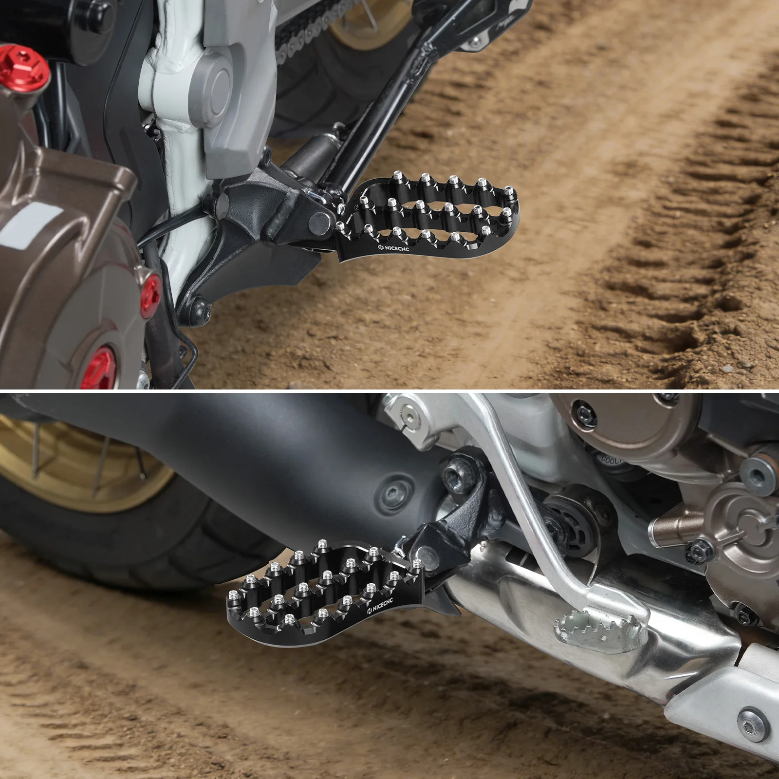 Motorrad Fußrasten Fußstützen Für Honda CRF1100L Africa Twin/Adventure Sports 2020-2025 Africa Twin CRF1100L 2024 2023 2022 – Detail 9