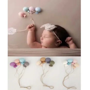 Puntelli per fotografia neonato Mini palloncino Accessori per oggetti di scena per fotografia per bambini 1