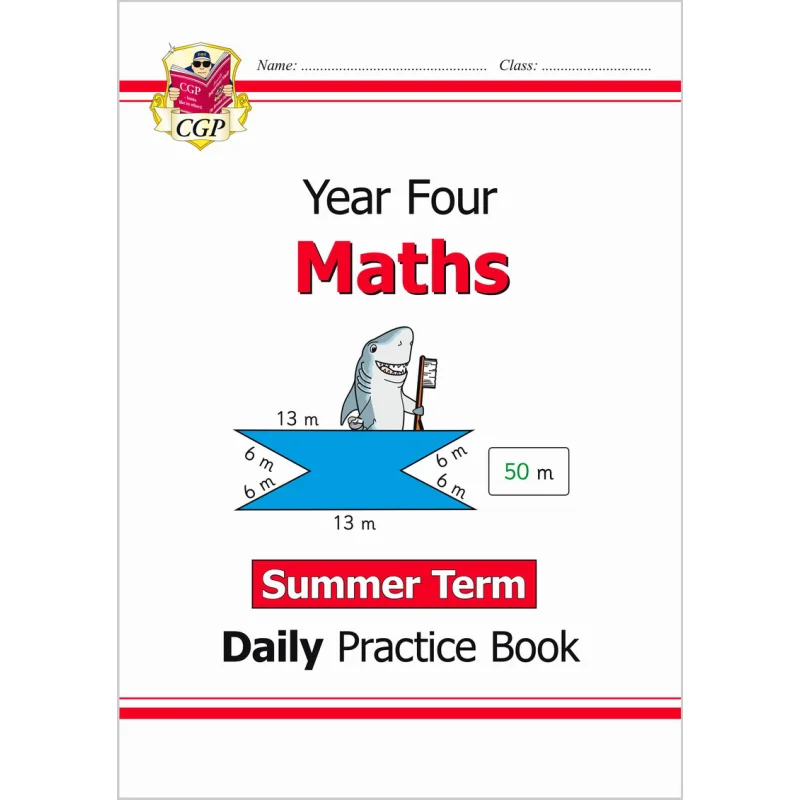 New KS2 Maths Daily Practice Book Year 4 Summer Term CGP Books ...