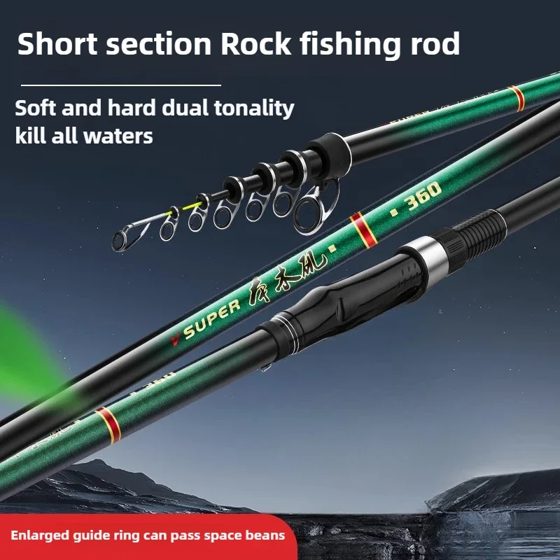 Benmuji-Carbon Super Hard Soft Tail Iso Fishing Rod Shore