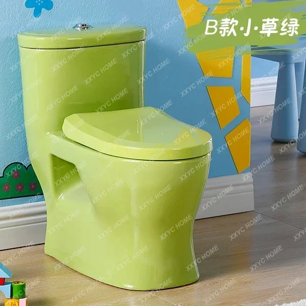 Color Children's Toilet Sanitary Ware Baby Cartoon Ceramic Bathroom Children Small Toilet
