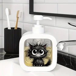 Charming Glass Soap Dispenser for Hand and Lotion Use, Perfect for Bath or Kitchen Decor (WHITE)