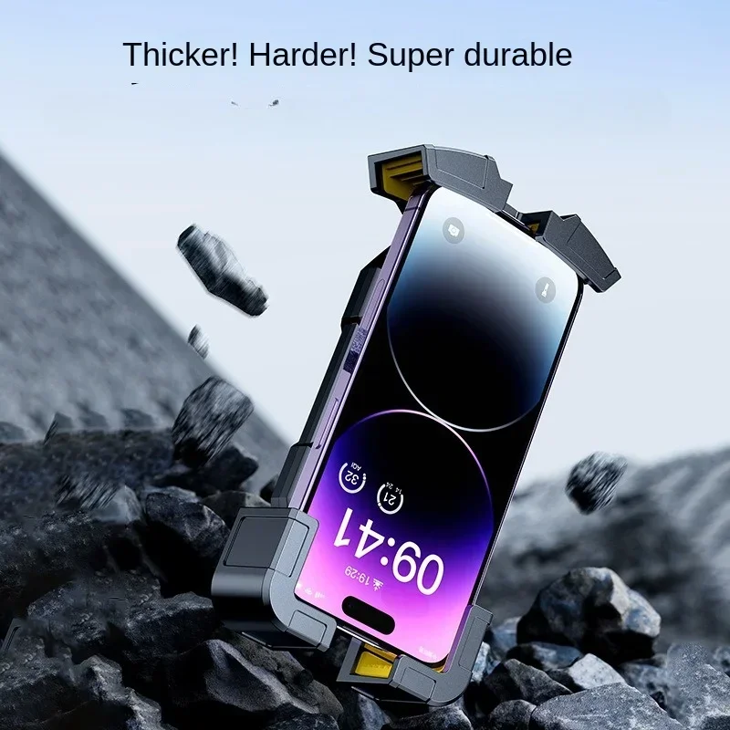 Mobile Phone Holder Motorbike Electric E-bike Mobile Phone Holder Riding Takeaway Rider Car Anti-shock Navigation Bracket Stable