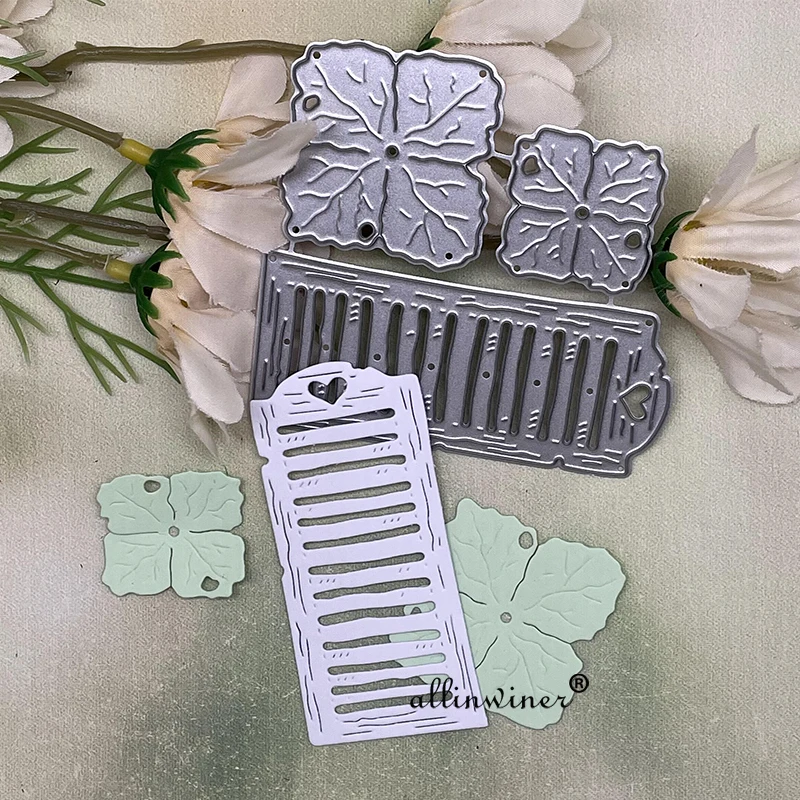 

Fence window flowers Metal Cutting Dies Stencils For DIY Scrapbooking Decorative Embossing Handcraft Die Cutting Template