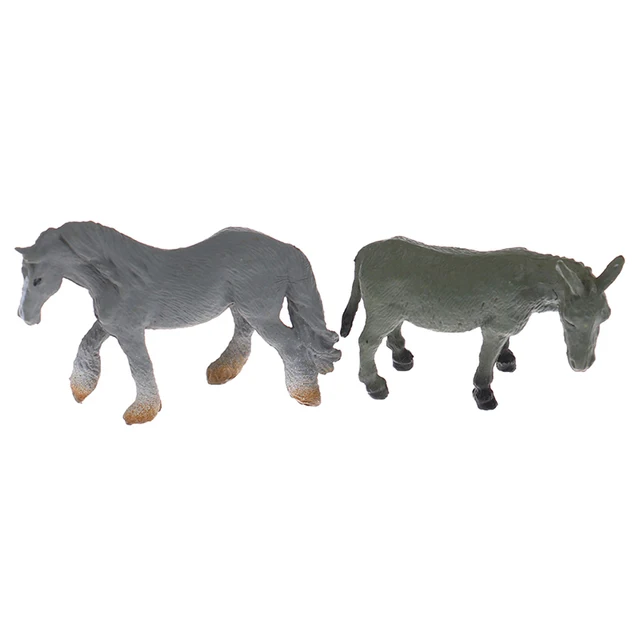 1PC Realistic Animal Figurines Simulated Poultry Action Figure Farm Dog Duck Cock Models Education Toys for Children Kids Gift 2