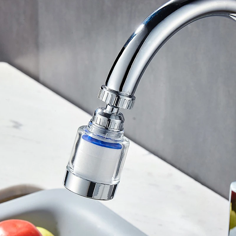 New Kitchen Water Faucet Pressurized Bubbler Filter Remove Chlorine