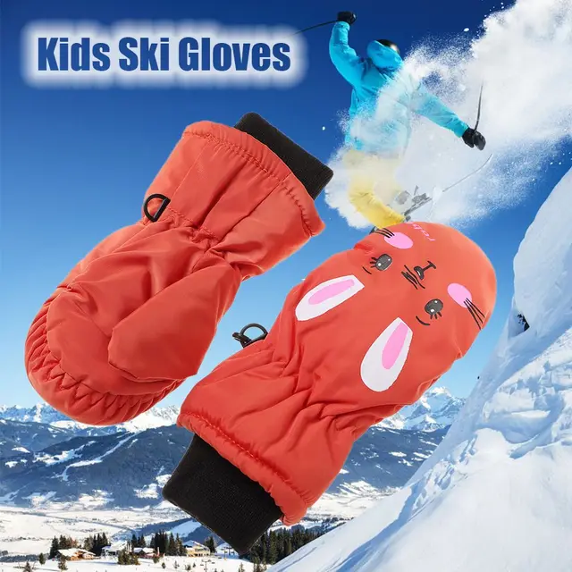 Guantes impermeables para bebé, manoplas para esquiar y nieve, para  exterior, negro, azul, rosa, niño y niña, a prueba de viento, cálidos para  niños, Guantes de Snowboard - AliExpress