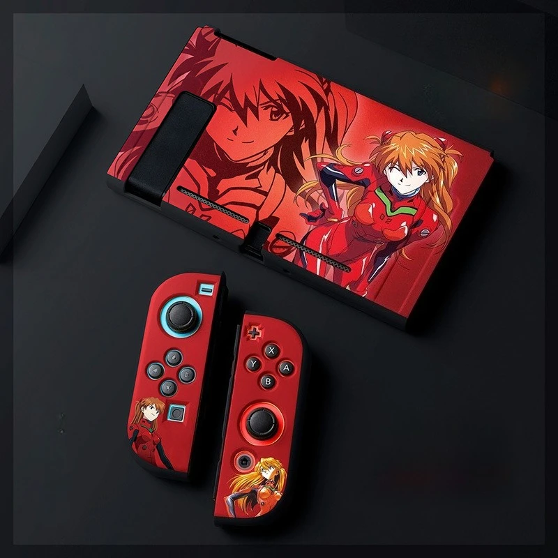 Evangelion EVA Anime Schutzhülle für Nintendo Switch 2/NS OLED Joy-Con Split Type Silikonhülle Spielkonsolenzubehör – Detail 9