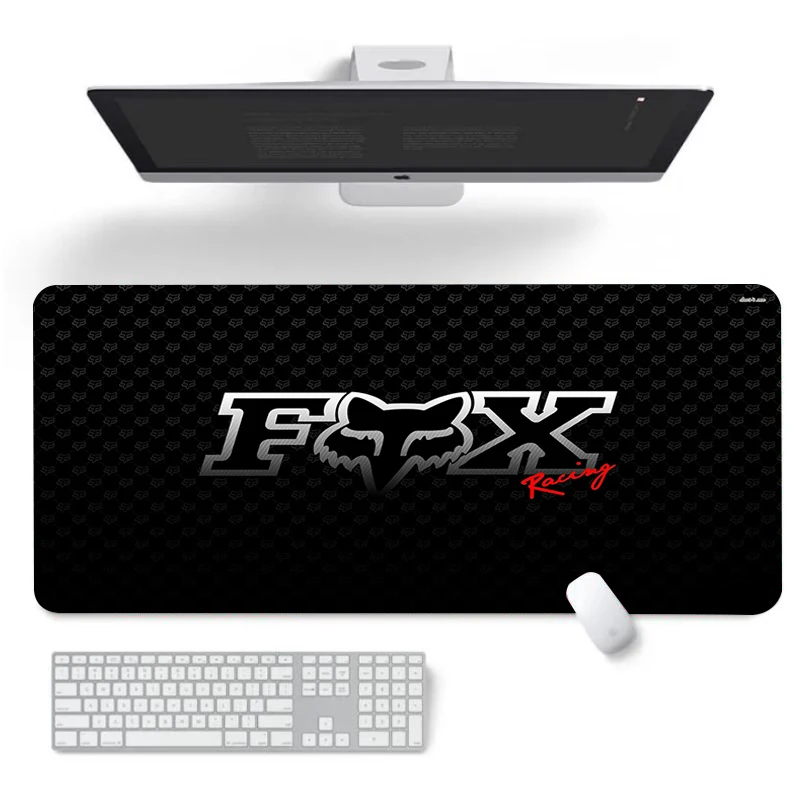 

Fox Racing Shox Gaming Mouse Pad Free Shipping Playmat Xxl Mousepad Speed Computer Tables Pc Gamer Accessories Deskmat Desk Mat