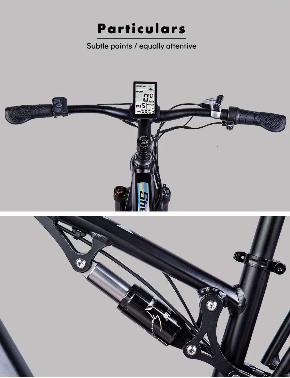 Shengmilo S26 500W 48V 17.5AH Samsung Battery 27.5*2.1 Fat Tires Unisex Adults Mountain & Commuter & Off Road Electric Bicycle