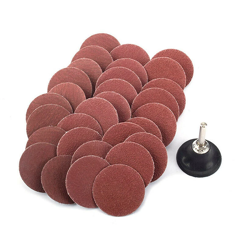 

Абразивные шлифовальные диски с хвостовиком, комплект из 41/46/51 шт., 2-дюймовые, смешанного зерна, оксид алюминия, для дрели, шлифовальной машинки