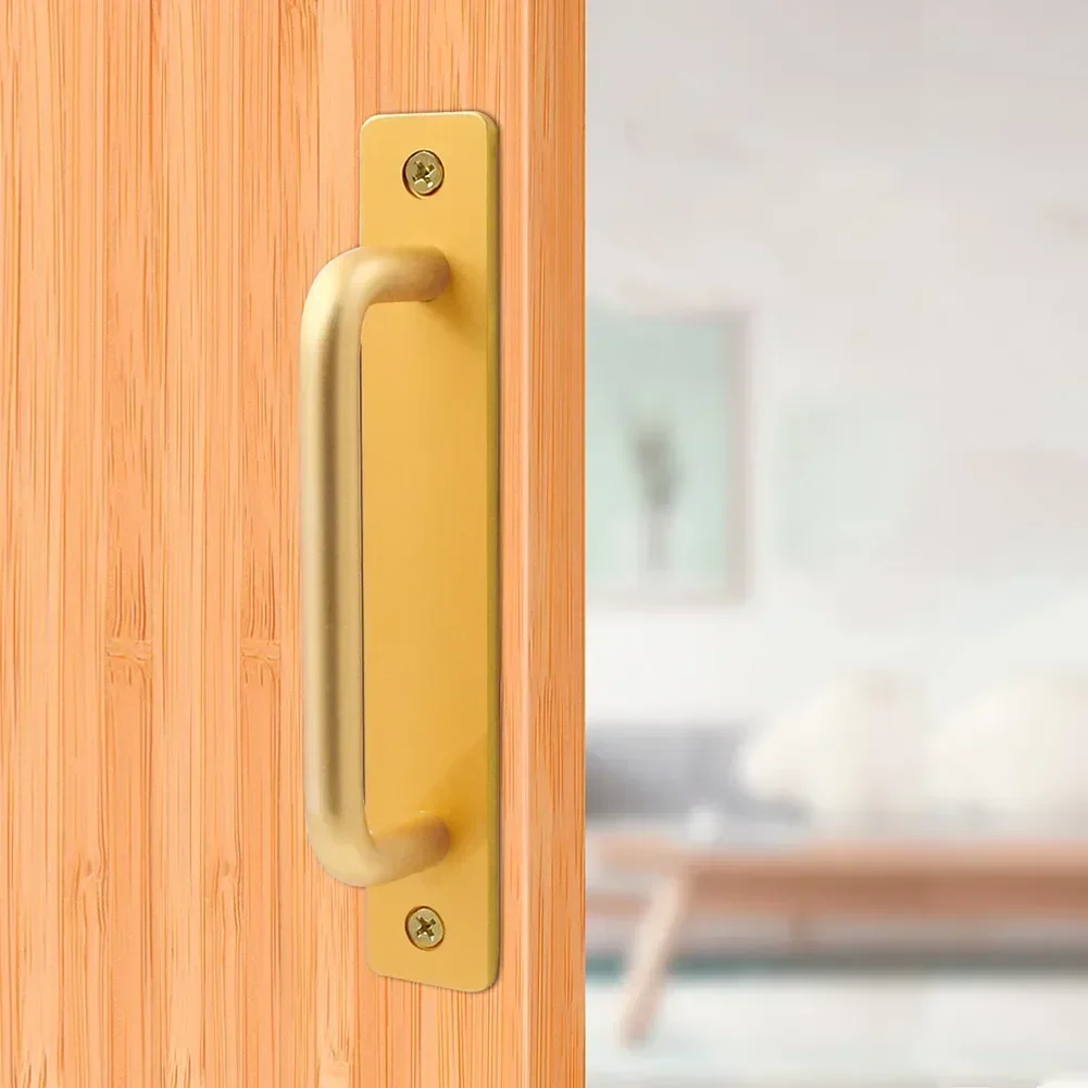 Sliding Door Handle 212mm Aluminum Alloy Pull Push Balcony Gate Window Pulls Handles Furniture Hardware