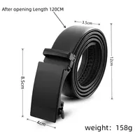 Hommes en cuir ceinture en métal voiture automatique boucle ceinture de travail de haute qualité hommes 120cm ceinture en cuir 6