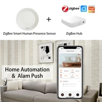 ZigBee/Wifi MmWave Radar Human Presence Motion Sensor Light Switch Luminosity Detection 110/220V Tuya Smart Life Home Automation - Image 2